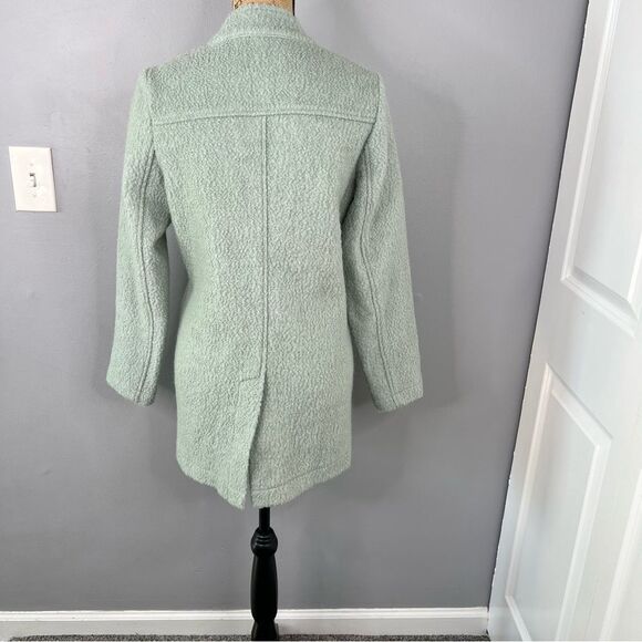 Sz S Glamorous Boucle Teddy Sage Green Peacoat $125 MSRP - Picture 6 of 12